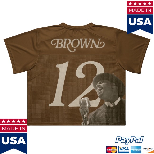 Chris Brown Merch Store Brown Album Boxy Football Jersey