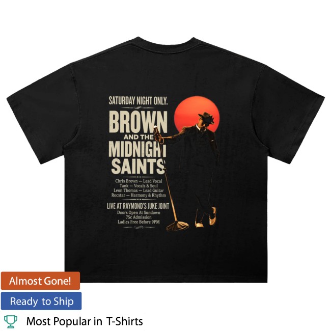 Chris Brown Merch Store Brown Casino Ss T-Shirt