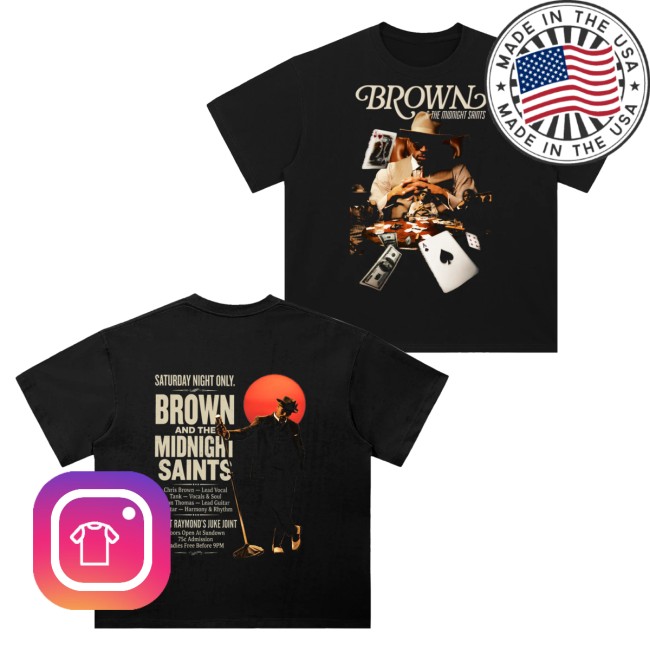 Chris Brown Merch Store Brown Casino Ss T-Shirt