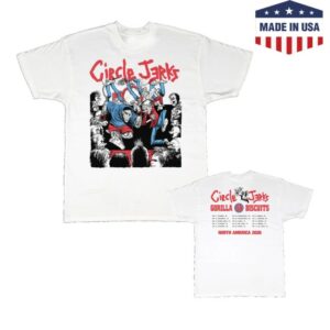 Circle Jerks Store Merch Circle Jerks X Gorilla Biscuits 2026 Tour Shirt