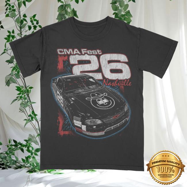 Cma World Merch Shop Store Cma Fest Race Car Tee Shirt