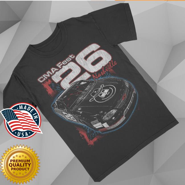 Cma World Merch Shop Store Cma Fest Race Car Tee Shirt