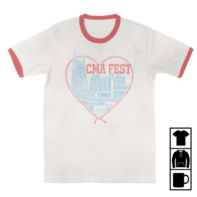 Cma World Merch Shop Store Cma Fest Ringer Tee Shirt