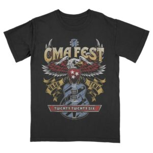 Cma World Merch Store Cma Fest 2026 Eagle Guitar Tee