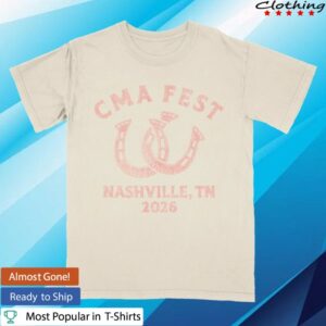 Cma World Merch Store Cma Fest 2026 Horseshoe Tee