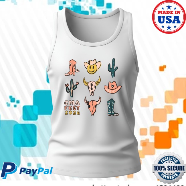 Cma World Merch Store Cma Fest 2026 Icon Women's Tank