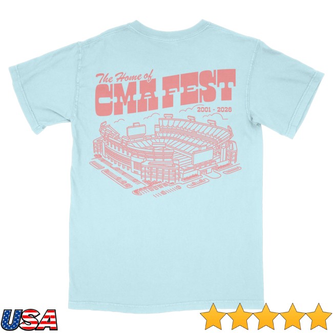 Cma World Merch Store Cma Fest 2026 Nissan Stadium Farewell Tee
