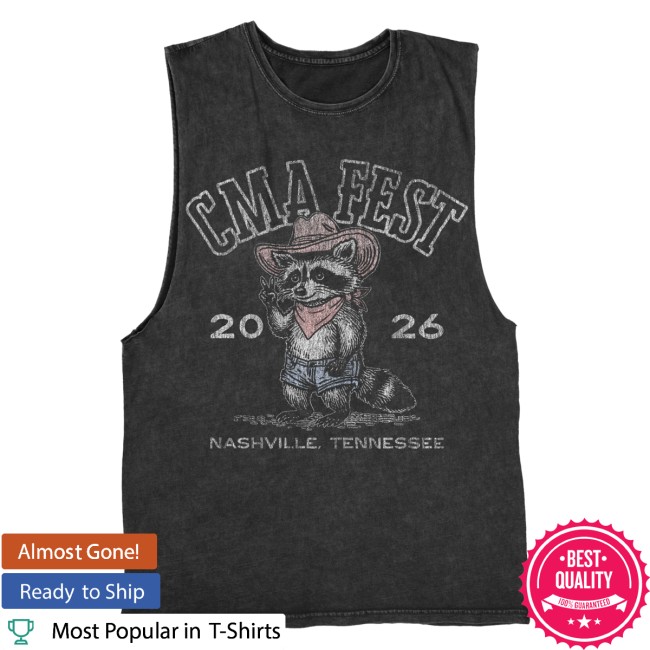 Cma World Merch Store Cma Fest 2026 Raccoon Tank