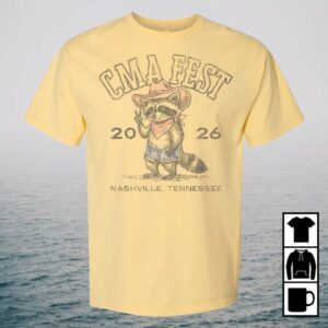 Cma World Merch Store Cma Fest 2026 Raccoon Tee