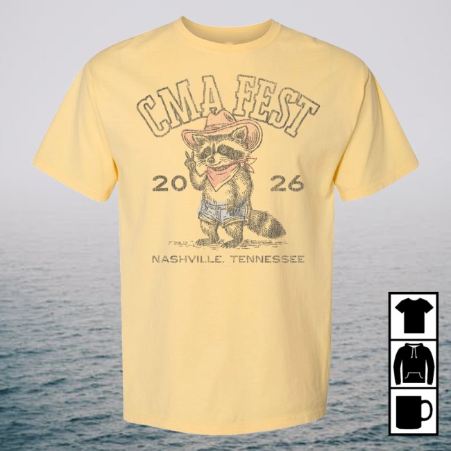 Cma World Merch Store Cma Fest 2026 Raccoon Tee