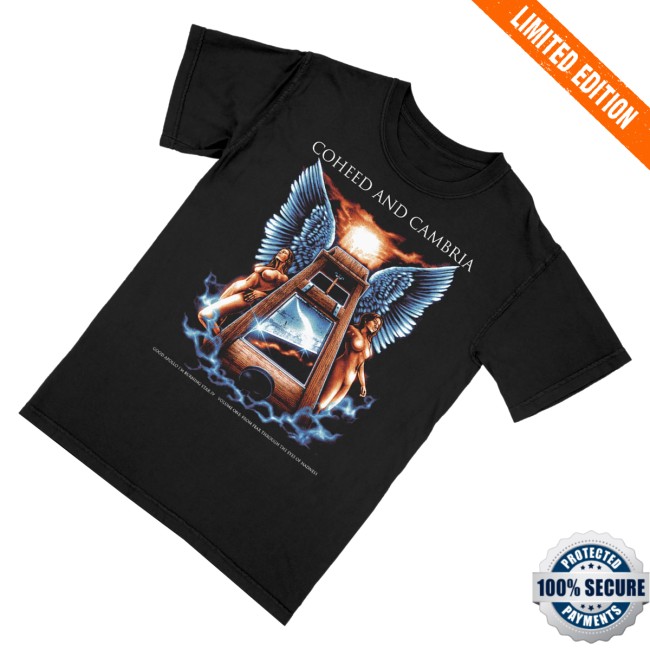 Coheed And Cambria Merch Store Guillotine Angel T-Shirt