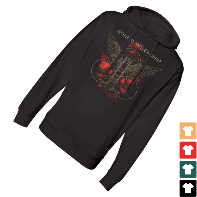 Coheed And Cambria Merch Store Guillotine Keywork Hoodie