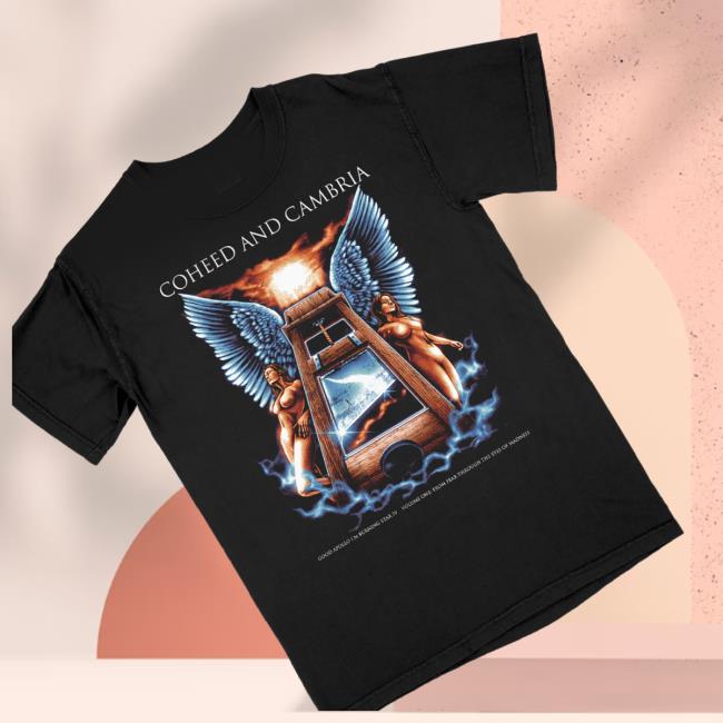 Coheed And Cambria Merch Store Shop Guillotine Angel T-Shirt