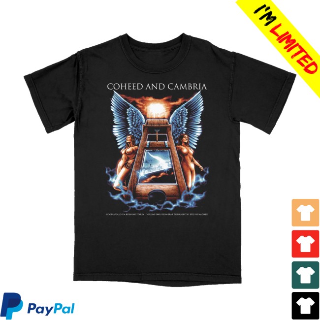 Coheed And Cambria Store Merch Guillotine Angel Shirt