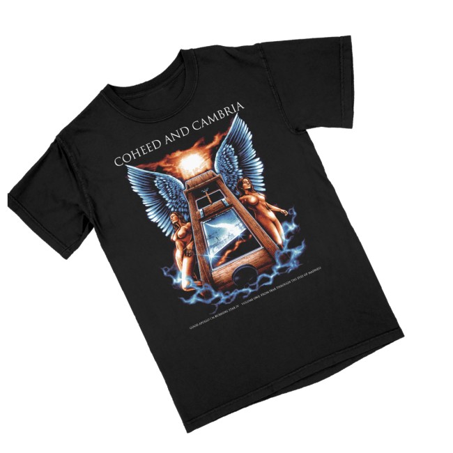 Coheed And Cambria Store Merch Guillotine Angel Shirt