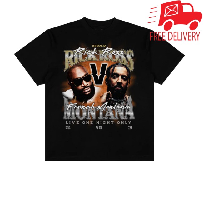 Complex Store Merch Rick Ross X French Montana X Verzuz Ross & Montana Verzuz Shirt