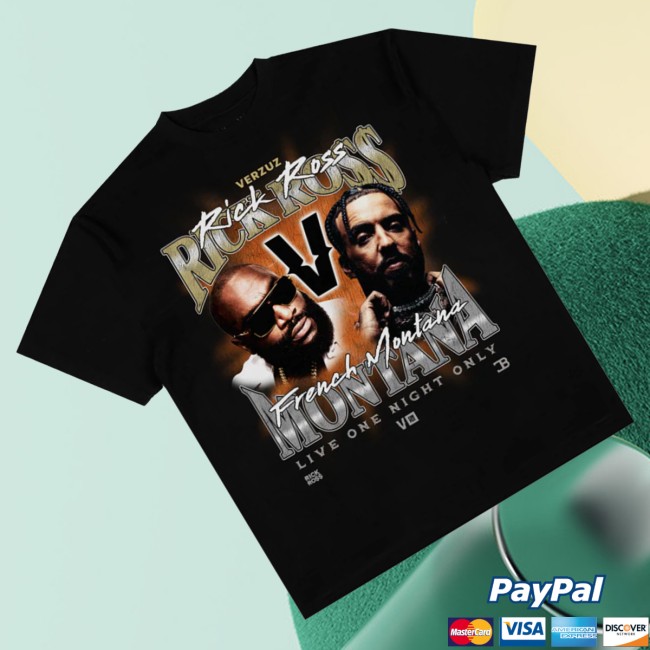 Complex Store Merch Rick Ross X French Montana X Verzuz Ross & Montana Verzuz Shirt