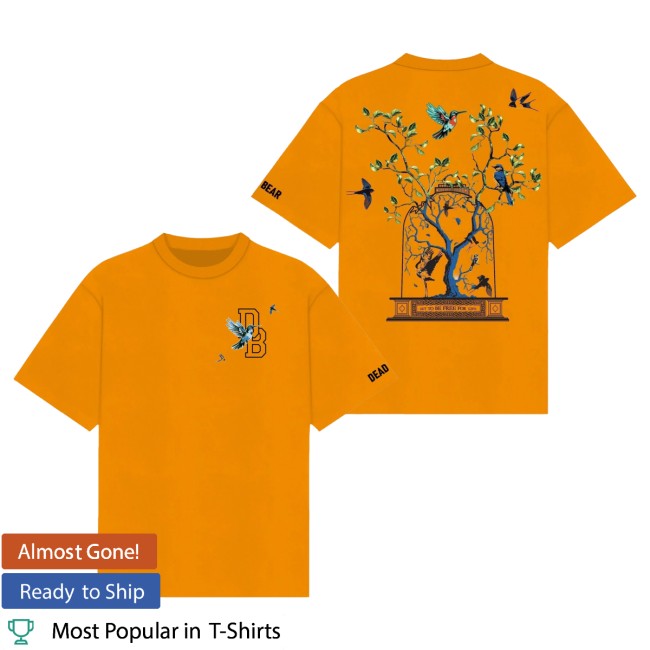 Crepdog Crew Merch Store Deadbear Set Free Tee Yellow