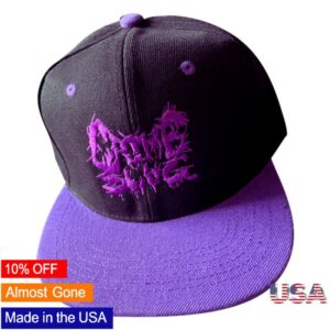 Crime Slug Store Merch Purple Stitch Cap