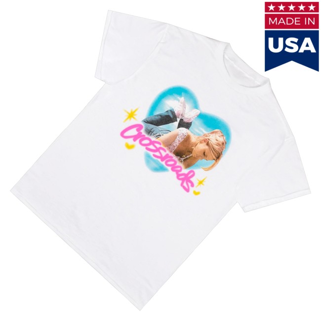 Crossroads Merch Shop Crossroads Airbrush White Tee