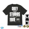 Crown Store Merch Obey Stamped Tee Black