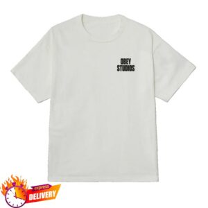 Crown Store Merch Obey Stamped Tee White