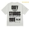 Crown Store Merch Obey Stamped Tee White