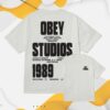 Crown Store Merch Obey Stamped Tee White