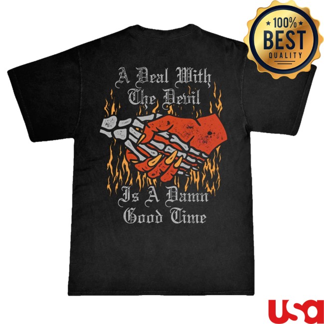 Dark Divine Merch Store Deal With The Devil Tee