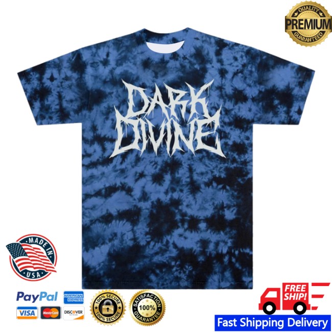 Dark Divine Store Merch Tie-Dye Logo Tee