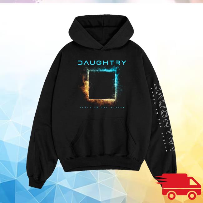 Daughtry Merch Shop Store Shock To The System Album Art Hoodie