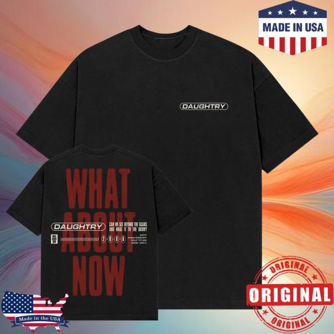Daughtry Merch Shop Store What About Now Tee