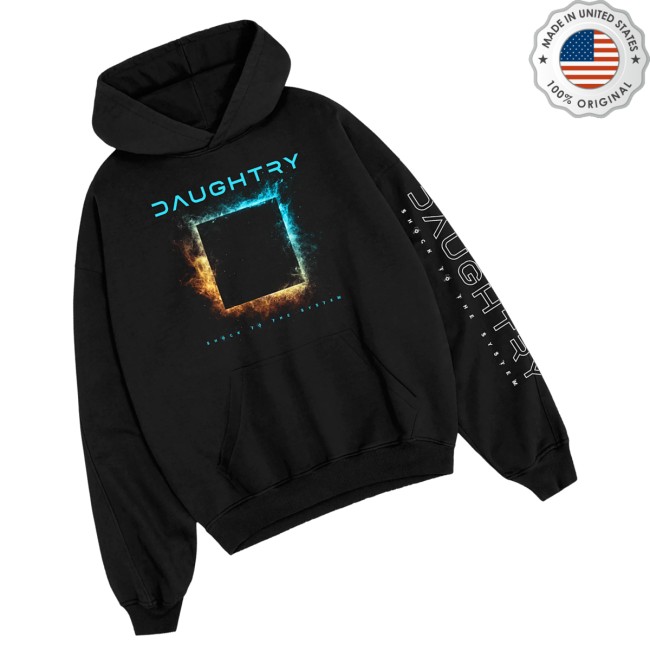 Daughtry Merch Store Shock To The System Album Art Hoodie