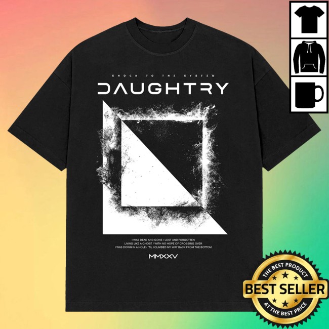 Daughtry Merch Store Tracklist Tee