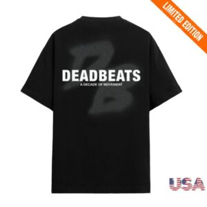 Deadbeats Merch Store Deadbeats - A Decade Of Movement Tee