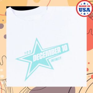 December 10 Store Merch December 10 White Infinity Shirt