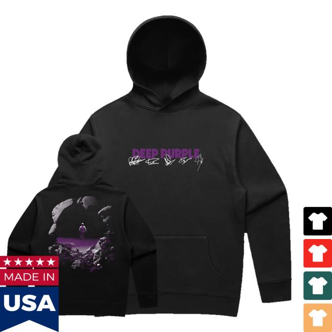 Deep Purple Shop Store Splat! Signature Hoodie