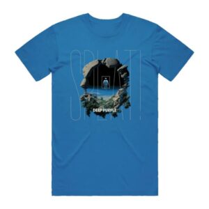 Deep Purple Shop Store Splat! T-Shirt Blue