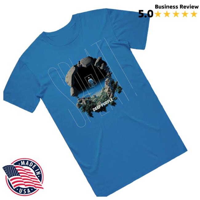 Deep Purple Shop Store Splat! T-Shirt Blue