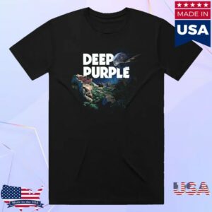 Deep Purple Merch Store Splat! T-Shirt Black