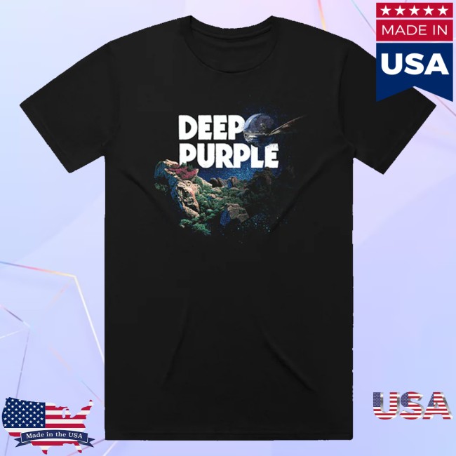 Deep Purple Merch Store Splat! T-Shirt Black