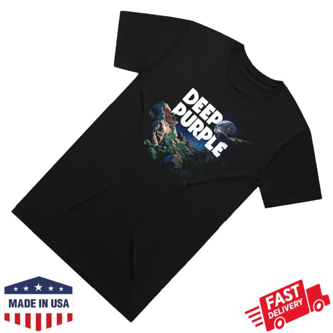 Deep Purple Merch Store Splat! T-Shirt Black