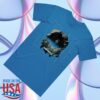 Deep Purple Merch Store Splat! T-Shirt Blue
