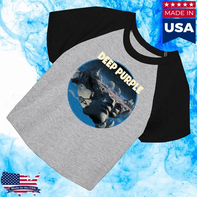 Deep Purple Merch Store Splat! Vintage Crop T-Shirt Ladies