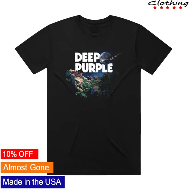 Deep Purple Store Merch Splat Shirt Black