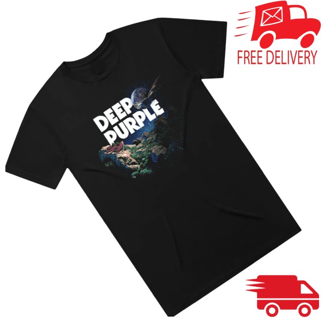 Deep Purple Store Merch Splat Shirt Black