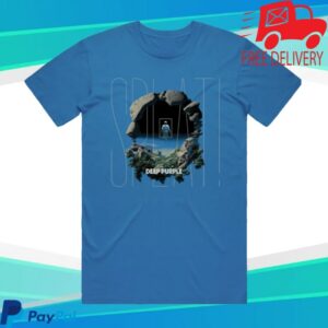 Deep Purple Store Merch Splat Shirt Blue