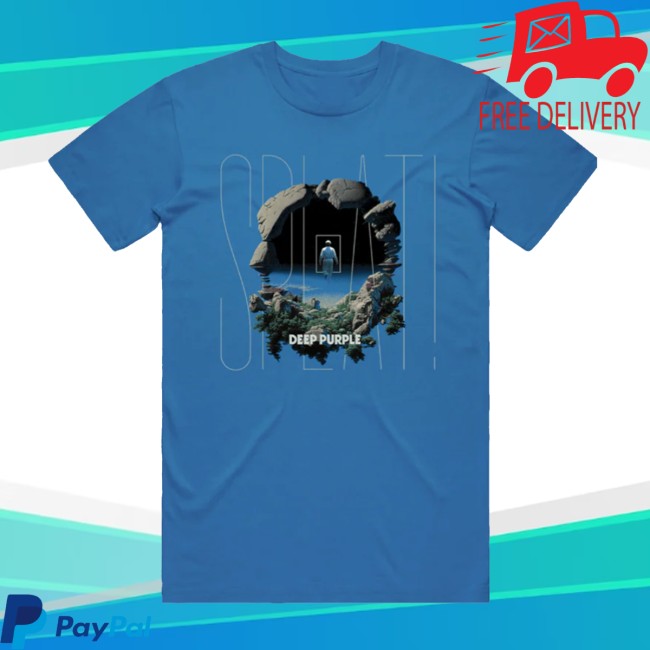 Deep Purple Store Merch Splat Shirt Blue