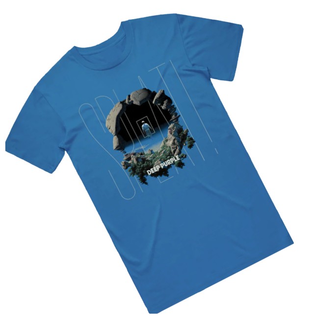 Deep Purple Store Merch Splat Shirt Blue