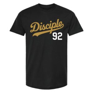 Disciple Merch Store Baseball Script Tee